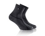 Rohner Sportsocke R-Ultra Light Quarter (leicht, feuchtigkeitsabsorbierend) schwarz - 1 Paar
