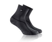 Rohner Sport Sock R-Ultra Light Quarter (light, moisture-absorbing) black - 1 pair