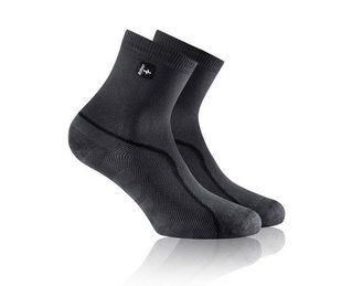 Rohner Sportsocke R-Ultra Light Quarter (leicht, feuchtigkeitsabsorbierend) schwarz - 1 Paar