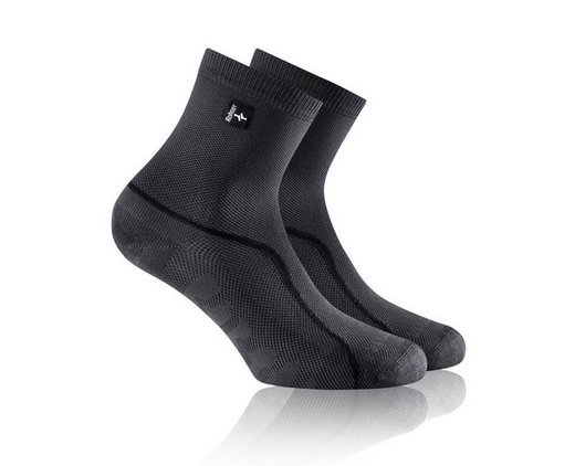 Rohner Sportsocke R-Ultra Light Quarter (leicht, feuchtigkeitsabsorbierend) schwarz - 1 Paar