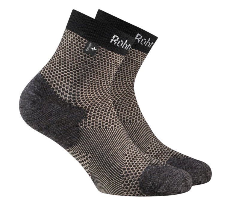 Rohner Sportsocke Copper Allsport Quarter schwarz - 1 Paar