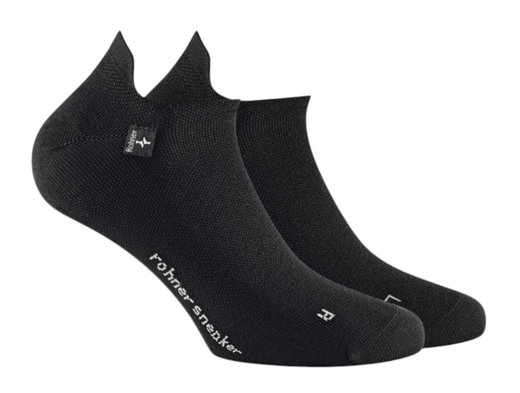 Rohner Tagessocke Sneaker l/r schwarz - 1 Paar