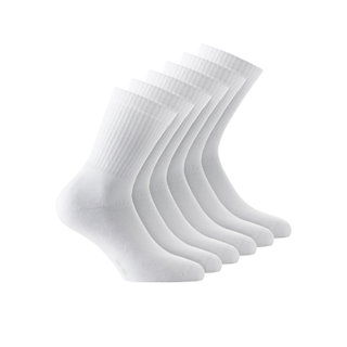 Rohner Tennissocken Crew Basic (superweich) weiss - 3 Paar