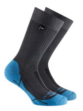 Rohner Trekking Sock Trek-Light l/r (light, breathable) black/blue - 1 pair