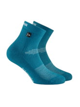 Rohner Wandersocke Trek Everyday Quarter (angenehmes Fussklima und maximalen Komfort) blau - 1 Paar