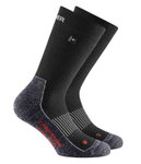 Rohner Wandersocke Compression Trek Light l/r (Trekking) schwarz - 1 Paar