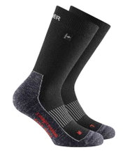 Rohner Wandersocke Compression Trek Light l/r (Trekking) schwarz - 1 Paar