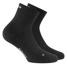 Rohner Wandersocke Dynamic Merino Quarter schwarz - 1 Paar
