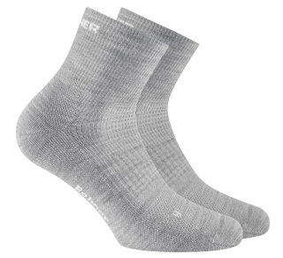 Rohner Dynamic Merino Quarter Walking Socks Light Grey - 1 Pair