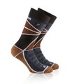 Rohner Trekking Sock Copper Trek (Trekking, Cotton) dark blue/brown - 1 Pair