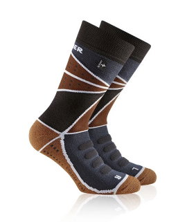 Rohner Trekking Sock Copper Trek (Trekking, Cotton) dark blue/brown - 1 Pair