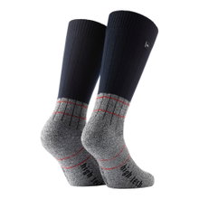 Rohner Wandersocke Fibre High Tech (Coolmax-Fasern/Merinowolle) marineblau/grau - 1 Paar