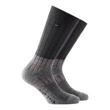 Rohner Wandersocke Fibre High Tech (Coolmax-Fasern/Merinowolle) anthrazit/grau - 1 Paar