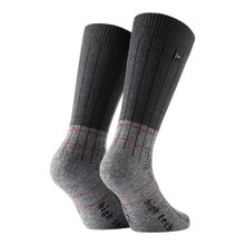 Rohner Wandersocke Fibre High Tech (Coolmax-Fasern/Merinowolle) anthrazit/grau - 1 Paar