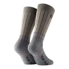 Rohner Wandersocke Fibre High Tech (Coolmax-Fasern/Merinowolle) beigebraun/grau- 1 Paar