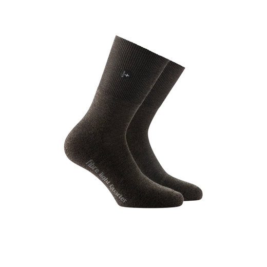 Rohner Wandersocke Fibre Light Quarter (Mischgewebe) braun - 1 Paar
