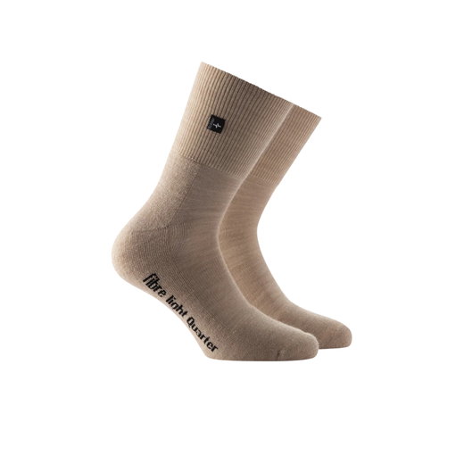 Rohner Wandersocke Fibre Light Quarter (Mischgewebe) beige - 1 Paar