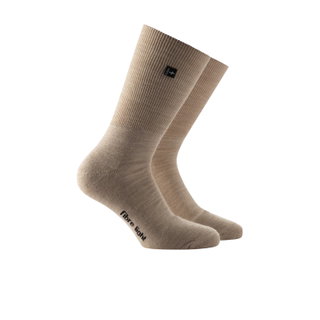 Rohner Wandersocke Fibre Light SupeR (Merinowolle) sandbraun - 1 Paar