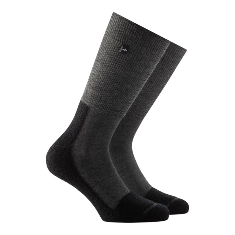 Rohner Hiking Sock Original Super Light (Wool Blend, Moisture Regulating) Anthracite/Grey - 1 Pair
