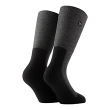 Rohner Wandersocke Original SupeR Light (Wollmischgewebe, feuchtigkeitsregulierend) anthrazit/grau - 1 Paar