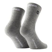 Rohner Trek Everyday Quarter Walking Socks (pleasant foot climate and maximum comfort) light grey - 1 pair