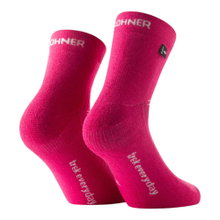 Rohner Trek Everyday Quarter Walking Socks (pleasant foot climate and maximum comfort) pink - 1 pair