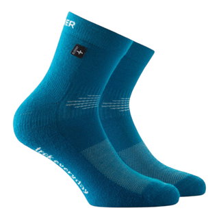 Rohner Trek Everyday Quarter Walking Socks (pleasant foot climate and maximum comfort) blue - 1 pair