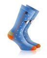 Rohner Winter-Skisocke Pinguin (Wollmischgewebe, hoher Tragekomfort) blau Kinder - 1 Paar