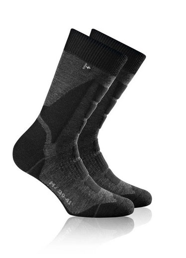 Rohner Hiking Sock Back-Country (Merino Wool Blend) charcoal grey - 1 Pair