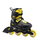 Rollerblade Inline Skates Fury (Rollen: 72mm/80A, Kugellager: SG3) schwarz/gelb Kinder