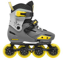 Rollerblade Inline Skates Apex (Rollen: 76mm(235), 72mm(210), 68mm(185), Kugellager: SG7) grau/gelb Kinder