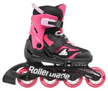 Rollerblade Inline Skates Microblade (Rollen: 72mm/80A, Kugellager: SG3) schwarz/rosapink Mädchen