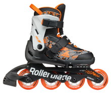 Rollerblade Inline Skates Microblade SL (Rollen: 72mm/80A, Kugellager: SG3) schwarz/orange Kinder