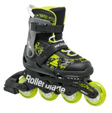 Rollerblade Inline Skates Microblade SL (Rollen: 72mm/80A, Kugellager: SG3) schwarz/lime Kinder