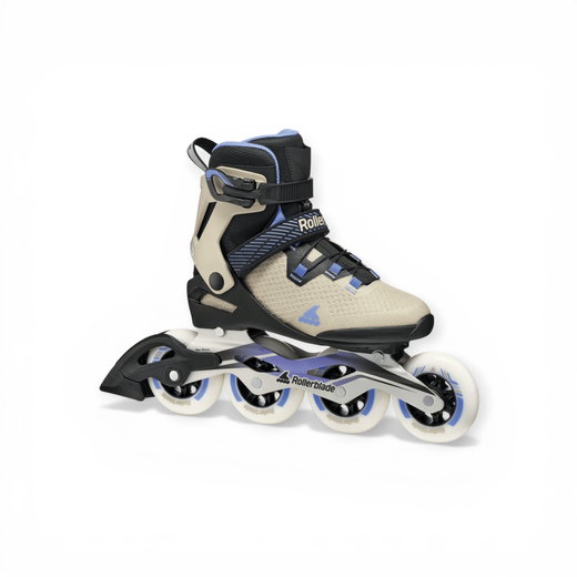 Rollerblade Inline Skates Macroblade 90 (Wheels: 90mm/84A, Bearings: SG9) black/sand/blue ladies