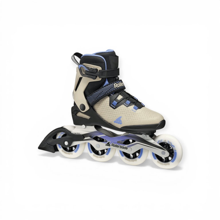 Rollerblade Inline Skates Macroblade 90 (Wheels: 90mm/84A, Bearings: SG9) black/sand/blue ladies
