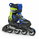 Rollerblade Inline Skates Microblade (Rollen: 72mm/80A, Kugellager: SG3) schwarz/blau Kinder