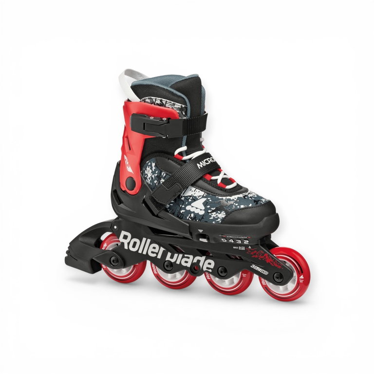 Rollerblade Inline Skates Microblade SL (Rollen: 72mm/80A, Kugellager: SG3) schwarz/rot Kinder
