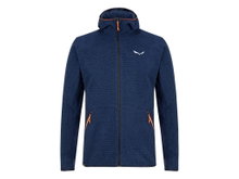 Salewa Fleece Jacket Nuvolo with Hood (warm, breathable) dark blue Men