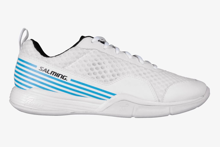 Salming Hallen-Indoorschuhe Viper SL Leichtigkeit/Beweglichkeit weiss/hellblau Herren