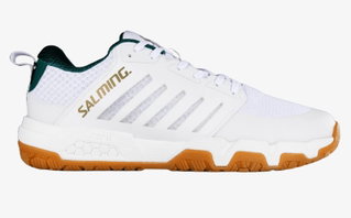 Salming Hallen-Indoorschuhe Recoil Strike 2 Beweglichkeit/Leichtigkeit weiss/grün Herren