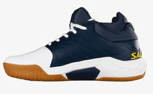 Salming Hall Indoor Court Shoes Recoil Ultra Mid Stability/Cushioning White/Navy Blue Men's