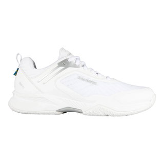 Salming Hallen-Indoorschuhe Fusion Pro Stabilität weiss/silber Herren