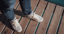 Saola Sneaker Cannon Knit 2.0 weiss/navyblau Herren