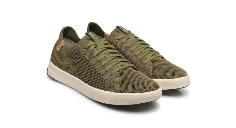 Saola Sneaker Cannon Knit 2.0 olivegrün Herren