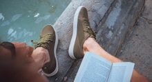 Saola Sneaker Cannon Knit 2.0 olivegrün Herren