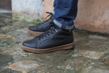 Saola Alltagschuhe-Sneaker Bergen Waterproof (Leder, wasserdicht) schwarz Herren