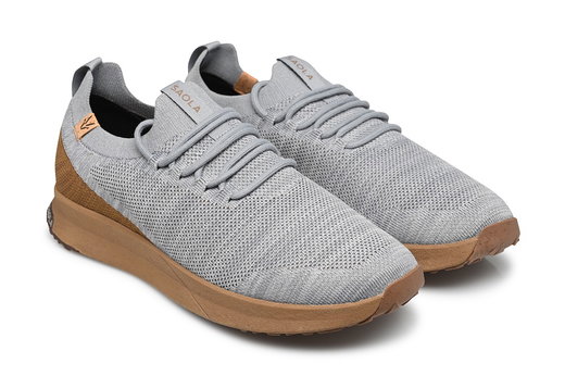 Saola Sneaker Tsavo 2.0 Waterproof (gestricktes Obermaterial, wasserdicht) grau Herren