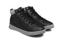 Saola Alltag-Winterschuhe Bergen Waterproof Warm (Leder, wasserdicht) schwarz/grau Herren