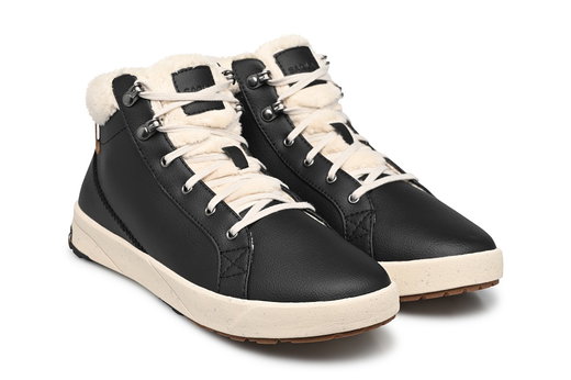 Saola Winterschuhe Bergen Warm (Leder, Fleecefutter) schwarz Damen